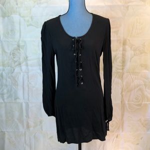 Kendall+Kylie black laced dress size S